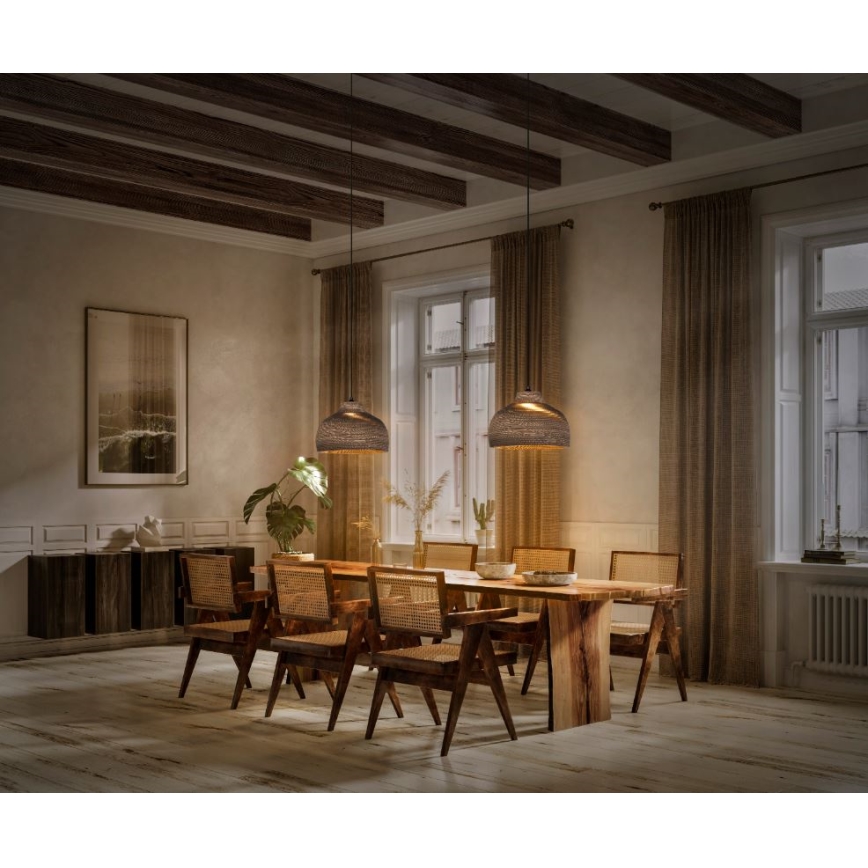Ledvance - Candeeiro suspenso DECOR CARDBOARD 1xE27/15W/230V diâmetro 36 cm
