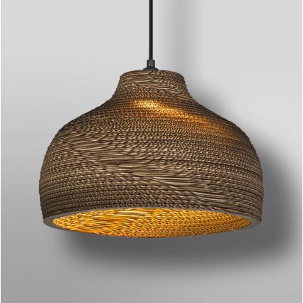 Ledvance - Candeeiro suspenso DECOR CARDBOARD 1xE27/15W/230V diâmetro 36 cm