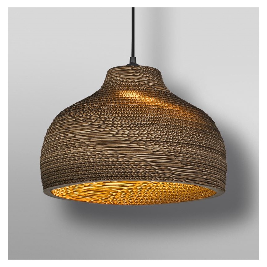 Ledvance - Candeeiro suspenso DECOR CARDBOARD 1xE27/15W/230V diâmetro 36 cm