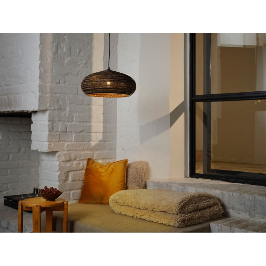 Ledvance - Candeeiro suspenso DECOR CARDBOARD 1xE27/15W/230V diâmetro 40 cm