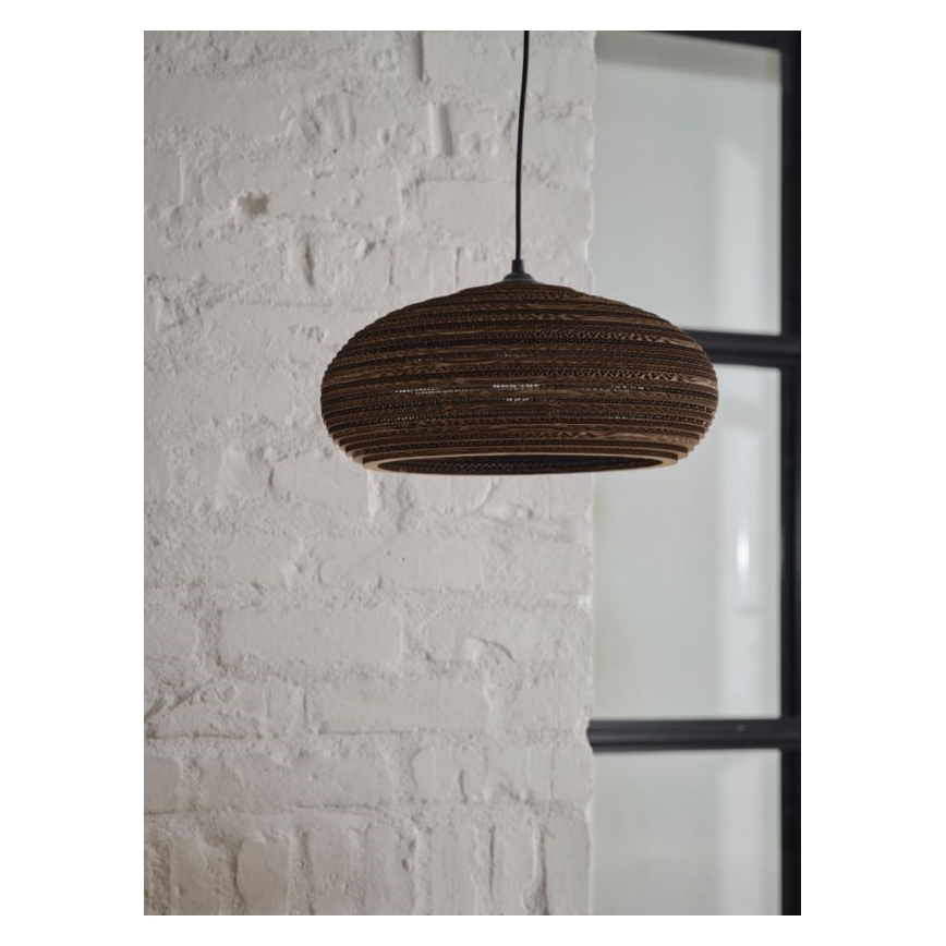 Ledvance - Candeeiro suspenso DECOR CARDBOARD 1xE27/15W/230V diâmetro 40 cm