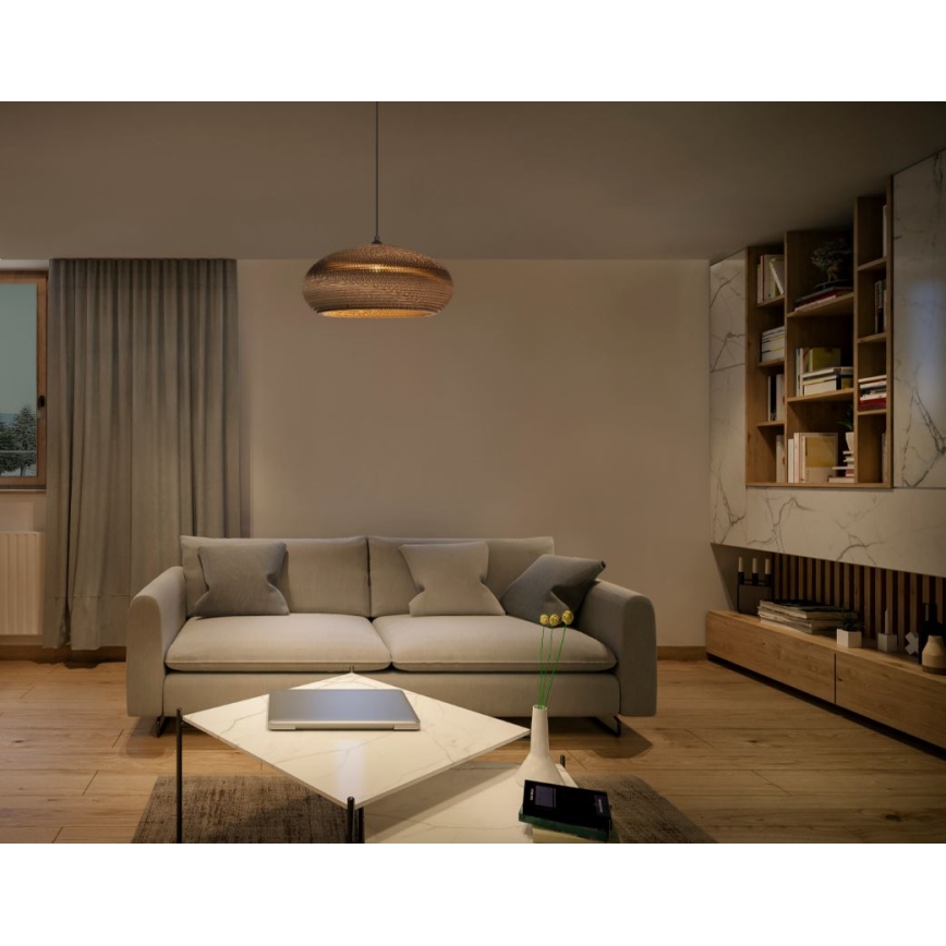 Ledvance - Candeeiro suspenso DECOR CARDBOARD 1xE27/15W/230V diâmetro 40 cm