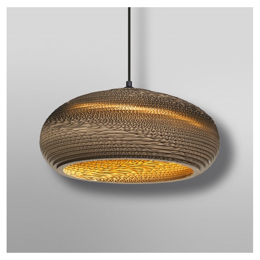 Ledvance - Candeeiro suspenso DECOR CARDBOARD 1xE27/15W/230V diâmetro 40 cm