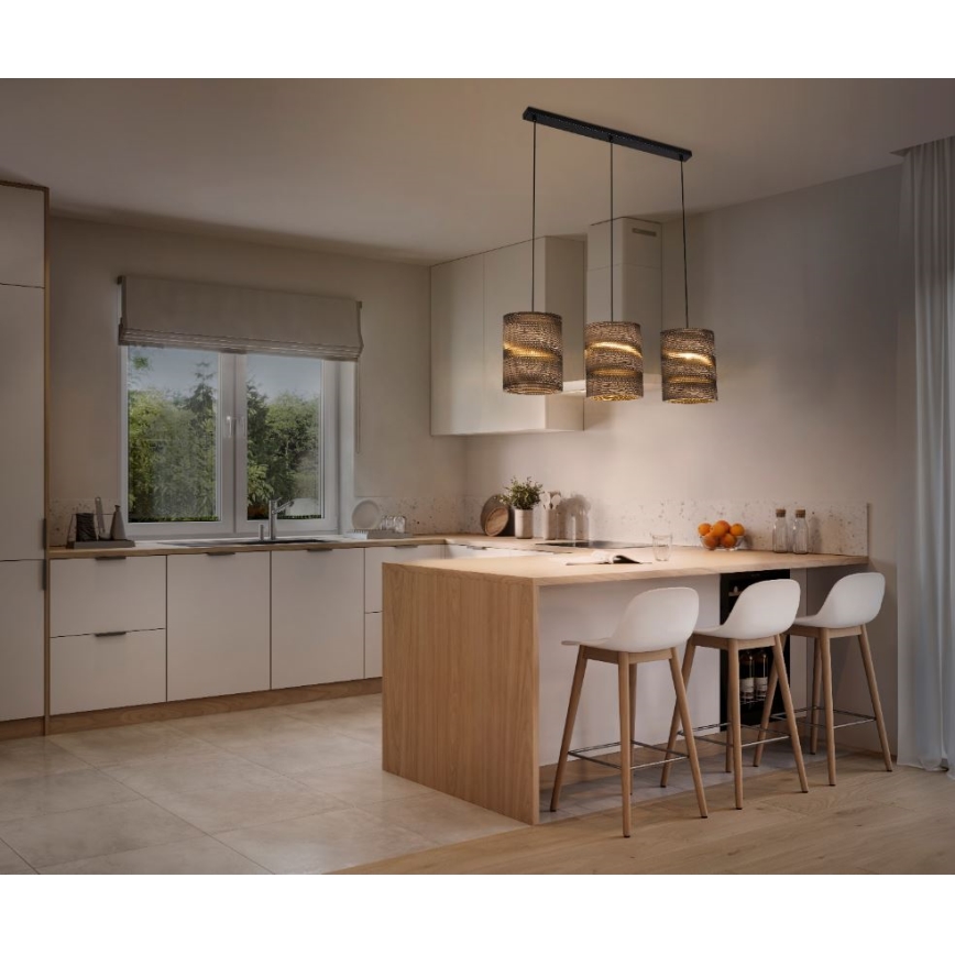 Ledvance - Candeeiro suspenso DECOR CARDBOARD 3xE27/15W/230V