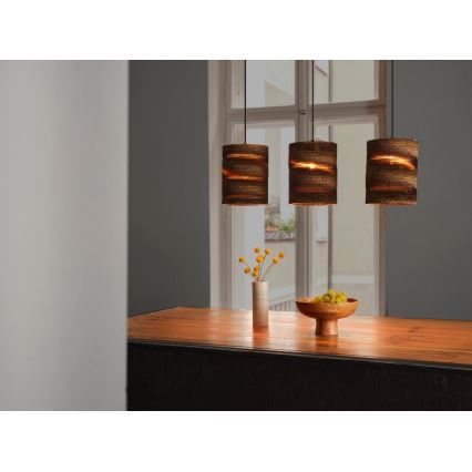 Ledvance - Candeeiro suspenso DECOR CARDBOARD 3xE27/15W/230V