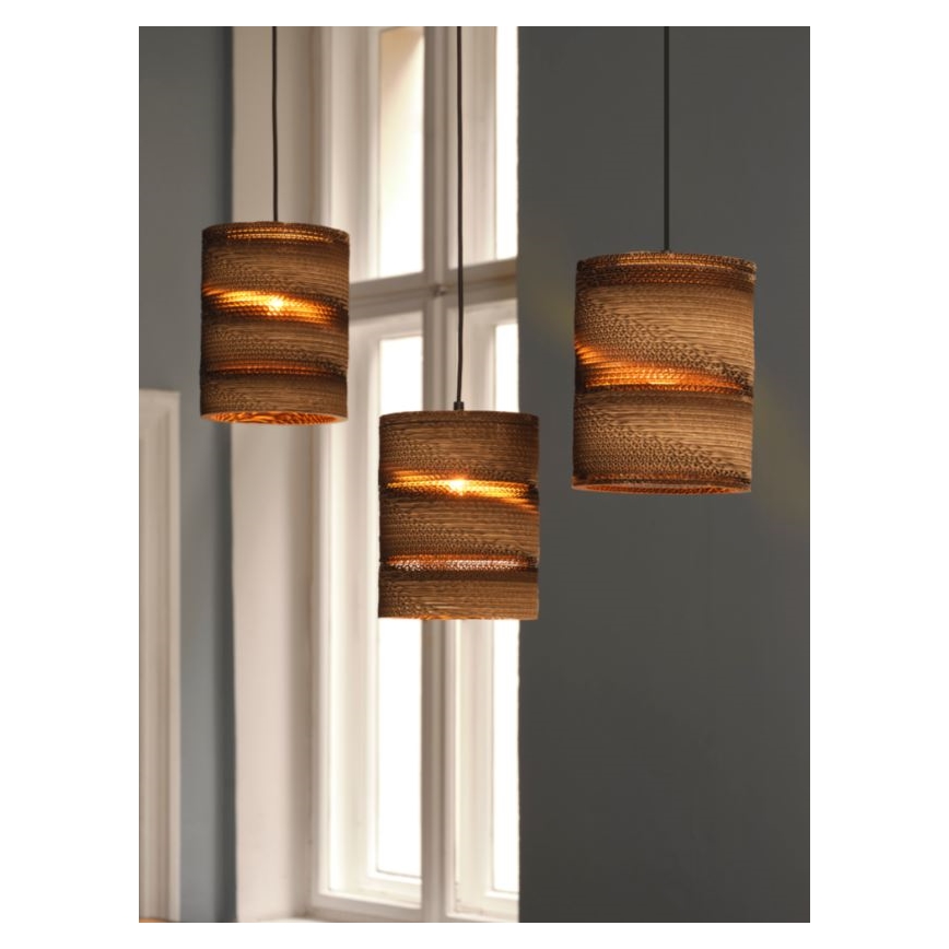 Ledvance - Candeeiro suspenso DECOR CARDBOARD 3xE27/15W/230V