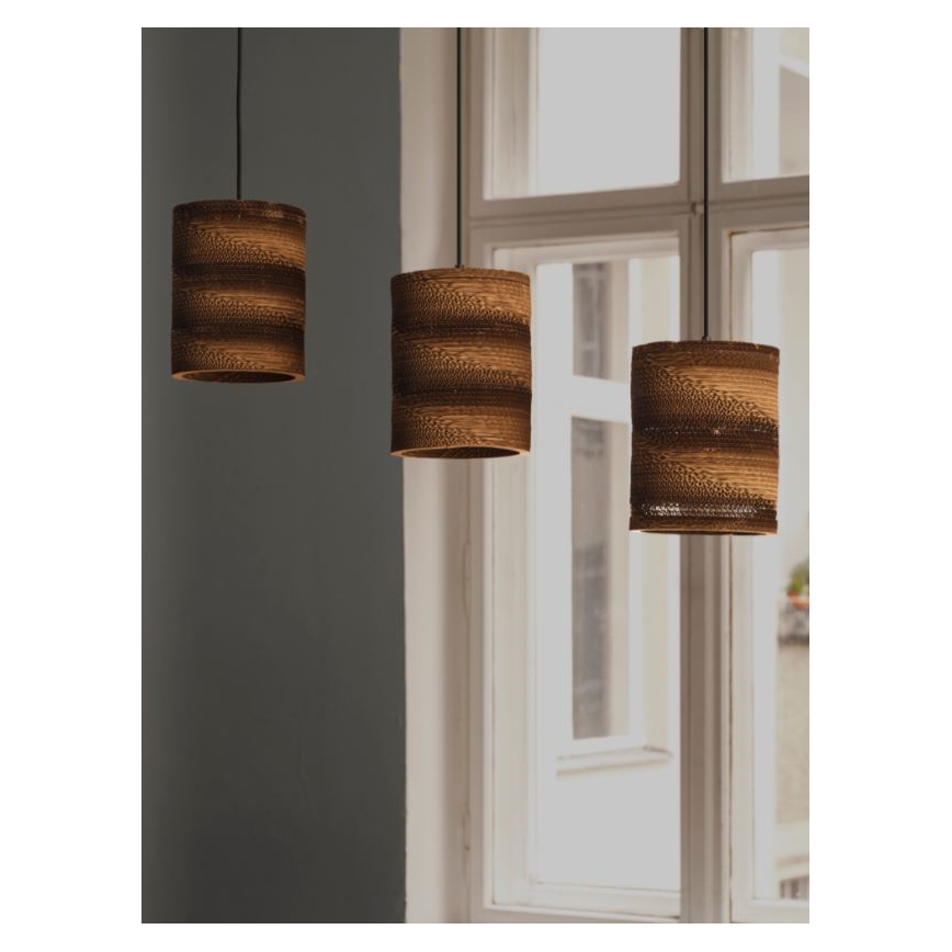 Ledvance - Candeeiro suspenso DECOR CARDBOARD 3xE27/15W/230V