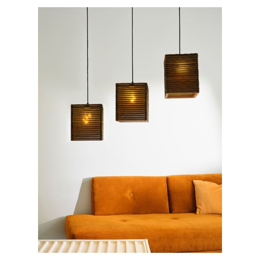 Ledvance - Candeeiro suspenso DECOR CARDBOARD 3xE27/15W/230V