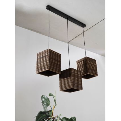 Ledvance - Candeeiro suspenso DECOR CARDBOARD 3xE27/15W/230V