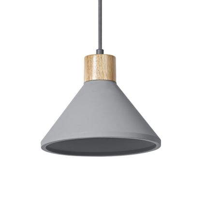 Ledvance - Candeeiro suspenso DECOR CONCRETE 1xE27/15W/230V diâmetro 22 cm betão cinzento