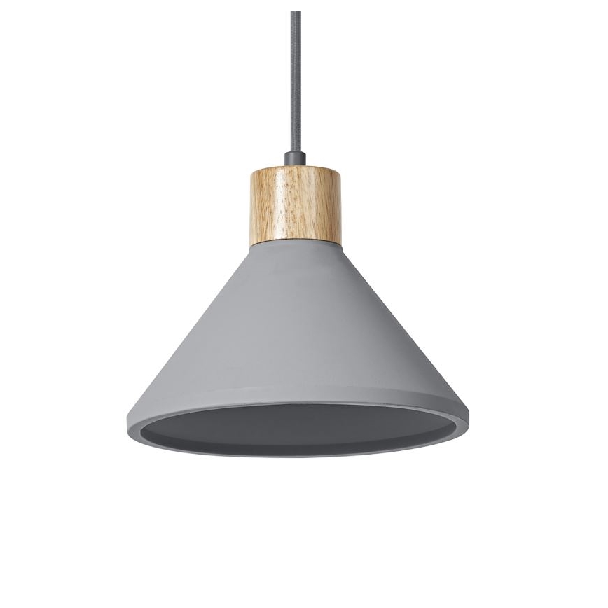 Ledvance - Candeeiro suspenso DECOR CONCRETE 1xE27/15W/230V diâmetro 22 cm betão cinzento