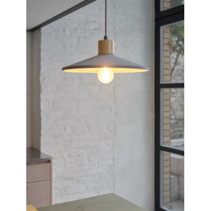 Ledvance - Candeeiro suspenso DECOR CONCRETE 1xE27/15W/230V diâmetro 32 cm betão cinzento