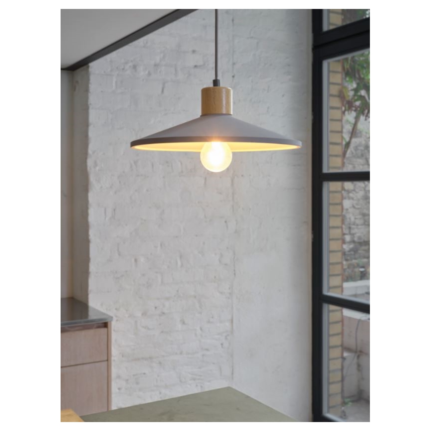 Ledvance - Candeeiro suspenso DECOR CONCRETE 1xE27/15W/230V diâmetro 32 cm betão cinzento