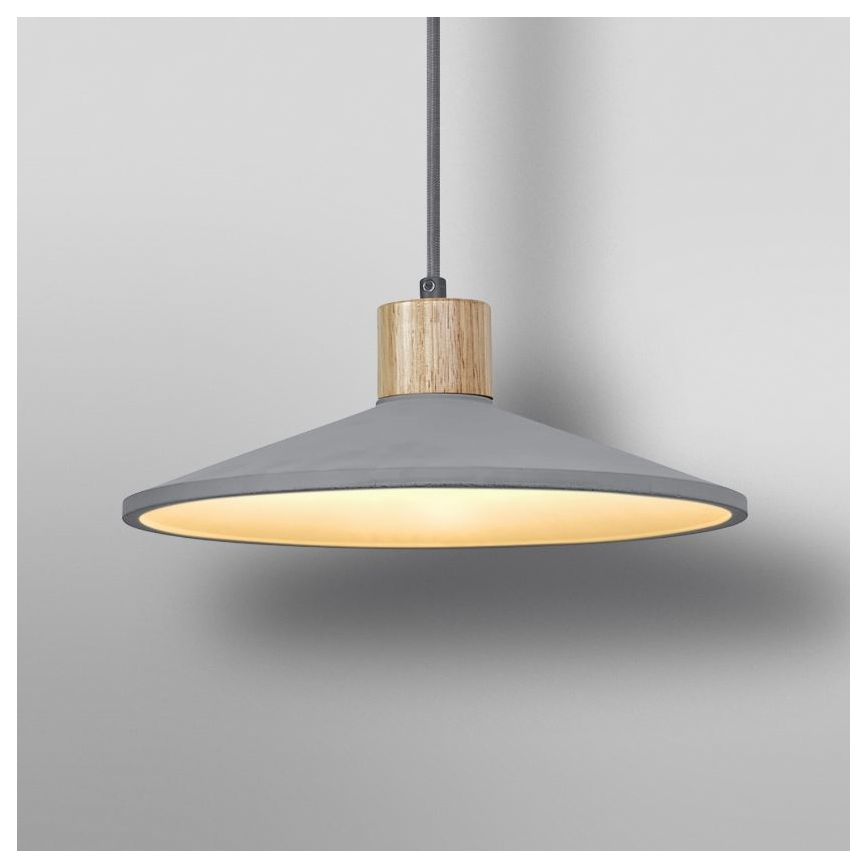 Ledvance - Candeeiro suspenso DECOR CONCRETE 1xE27/15W/230V diâmetro 32 cm betão cinzento