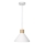 Ledvance - Candeeiro suspenso DECOR PLASTER 1xE27/25W/230V diâmetro 22 cm gesso branco