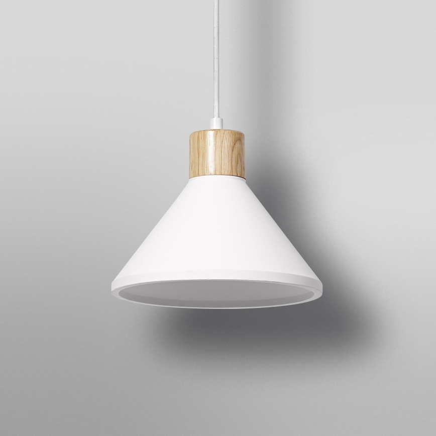 Ledvance - Candeeiro suspenso DECOR PLASTER 1xE27/25W/230V diâmetro 22 cm gesso branco