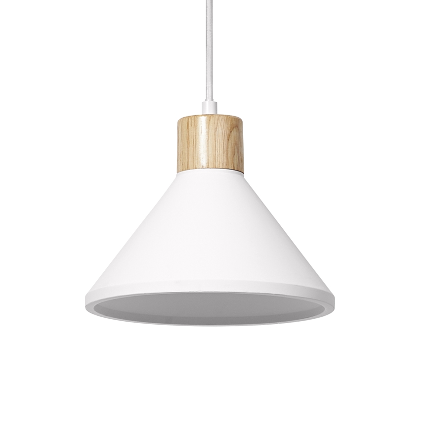 Ledvance - Candeeiro suspenso DECOR PLASTER 1xE27/25W/230V diâmetro 22 cm gesso branco