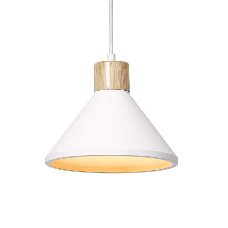 Ledvance - Candeeiro suspenso DECOR PLASTER 1xE27/25W/230V diâmetro 22 cm gesso branco