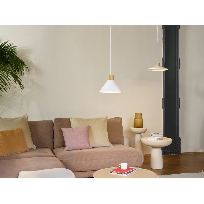 Ledvance - Candeeiro suspenso DECOR PLASTER 1xE27/25W/230V diâmetro 32 cm gesso branco