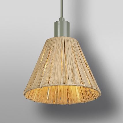 Ledvance - Candeeiro suspenso DECOR RAFFIA 1xE27/15W/230V