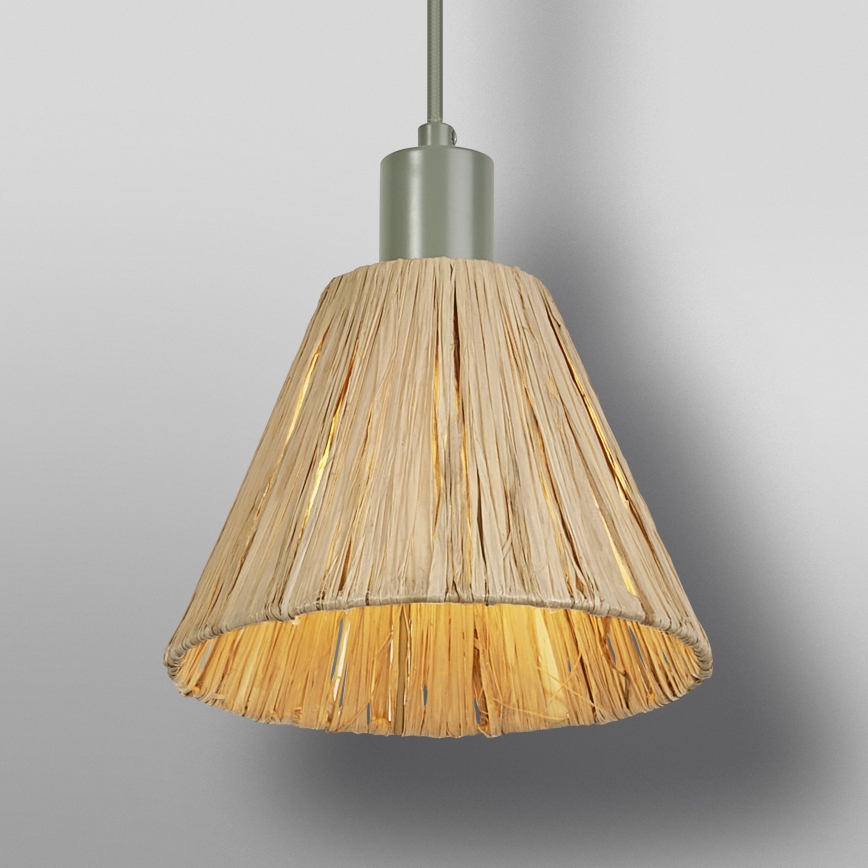 Ledvance - Candeeiro suspenso DECOR RAFFIA 1xE27/15W/230V