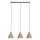 Ledvance - Candeeiro suspenso DECOR RAFFIA 3xE27/15W/230V bastão de ráfia