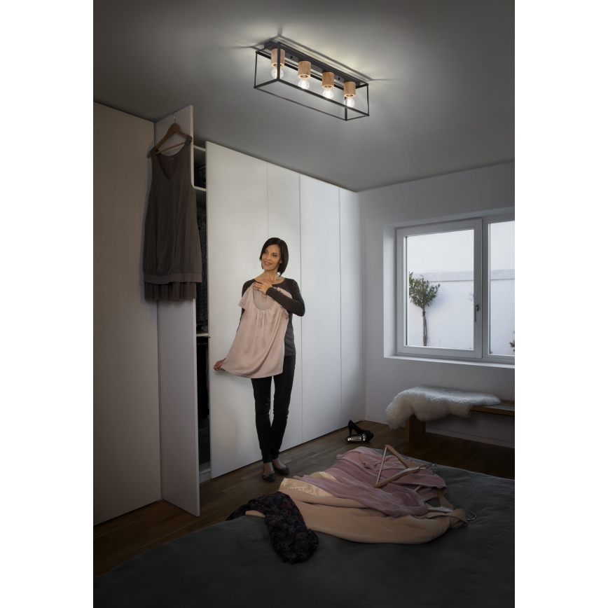 Ledvance - Candelabro integrado DECOR 4xE27/15W/230V