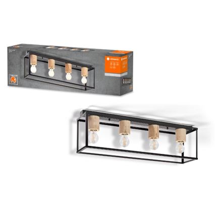 Ledvance - Candelabro integrado DECOR 4xE27/15W/230V