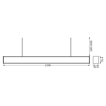 Ledvance - Candelabro suspenso LED com regulação SUN@HOME LED/50W/230V 2200-5000K CRI 95 Wi-Fi