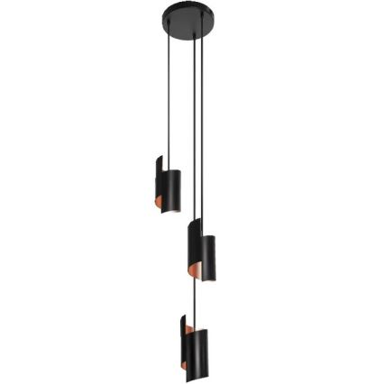 Ledvance - Candelabro suspenso LED com regulação SMART+ DECOR 3xLED/8W/230V preto Wi-Fi