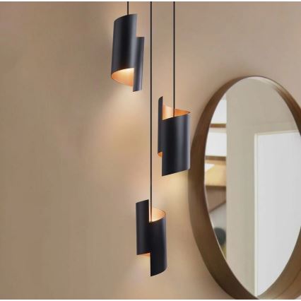 Ledvance - Candelabro suspenso LED com regulação SMART+ DECOR 3xLED/8W/230V preto Wi-Fi