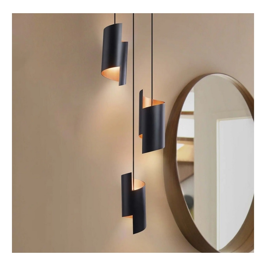 Ledvance - Candelabro suspenso LED com regulação SMART+ DECOR 3xLED/8W/230V preto Wi-Fi