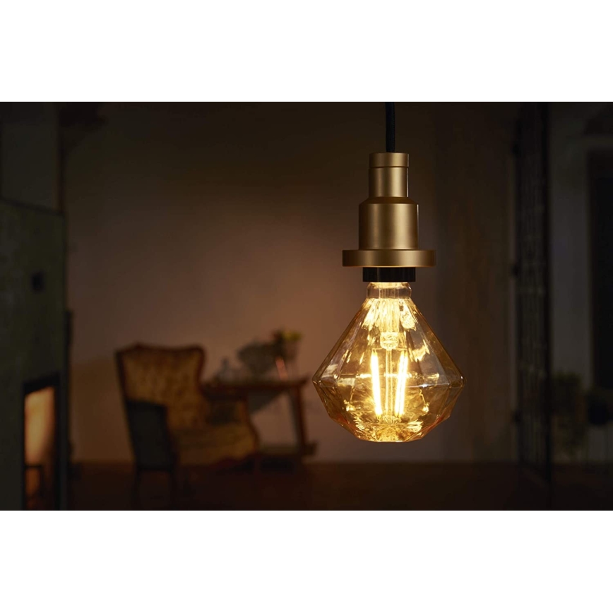 Ledvance - Candelabro suspenso PENDULUM 1xE27/60W/230V dourado