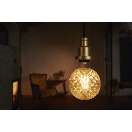 Ledvance - Candelabro suspenso PENDULUM 1xE27/60W/230V dourado