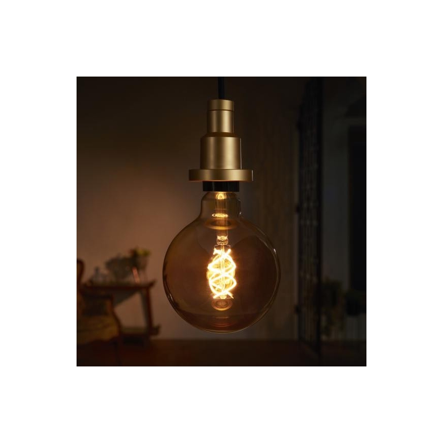 Ledvance - Candelabro suspenso PENDULUM 1xE27/60W/230V dourado