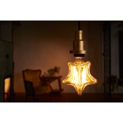 Ledvance - Candelabro suspenso PENDULUM 1xE27/60W/230V dourado
