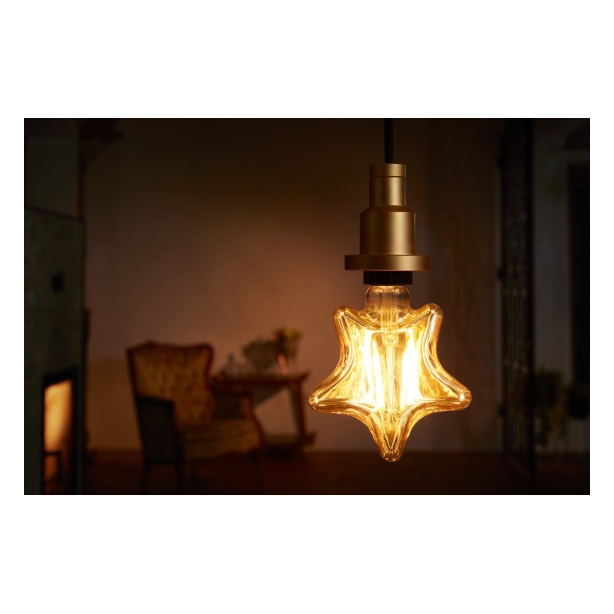 Ledvance - Candelabro suspenso PENDULUM 1xE27/60W/230V dourado