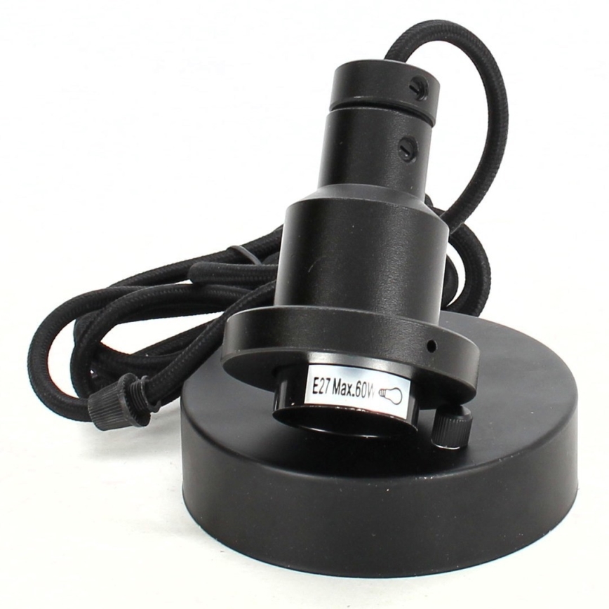Ledvance - Candelabro suspenso PENDULUM 1xE27/60W/230V preto