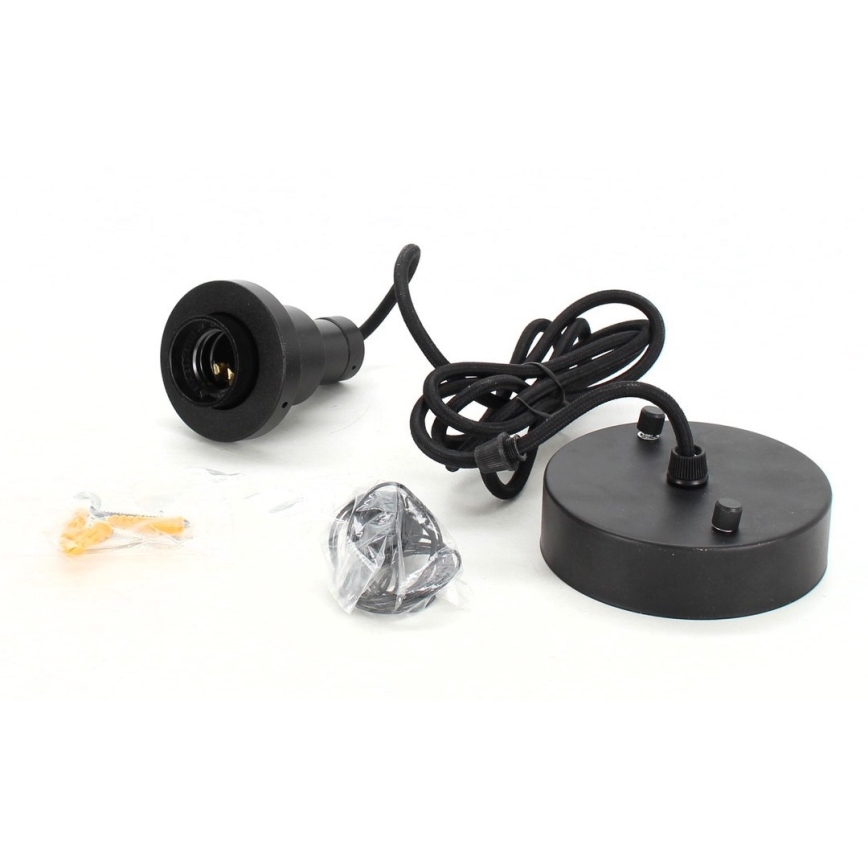 Ledvance - Candelabro suspenso PENDULUM 1xE27/60W/230V preto