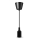 Ledvance - Candelabro suspenso PENDULUM BELL 1xE27/15W/230V preto