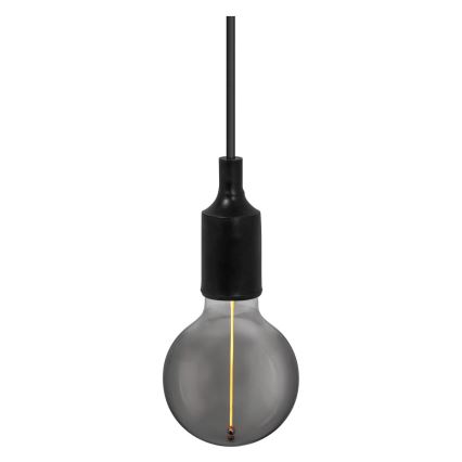 Ledvance - Candelabro suspenso PENDULUM BELL 1xE27/15W/230V preto