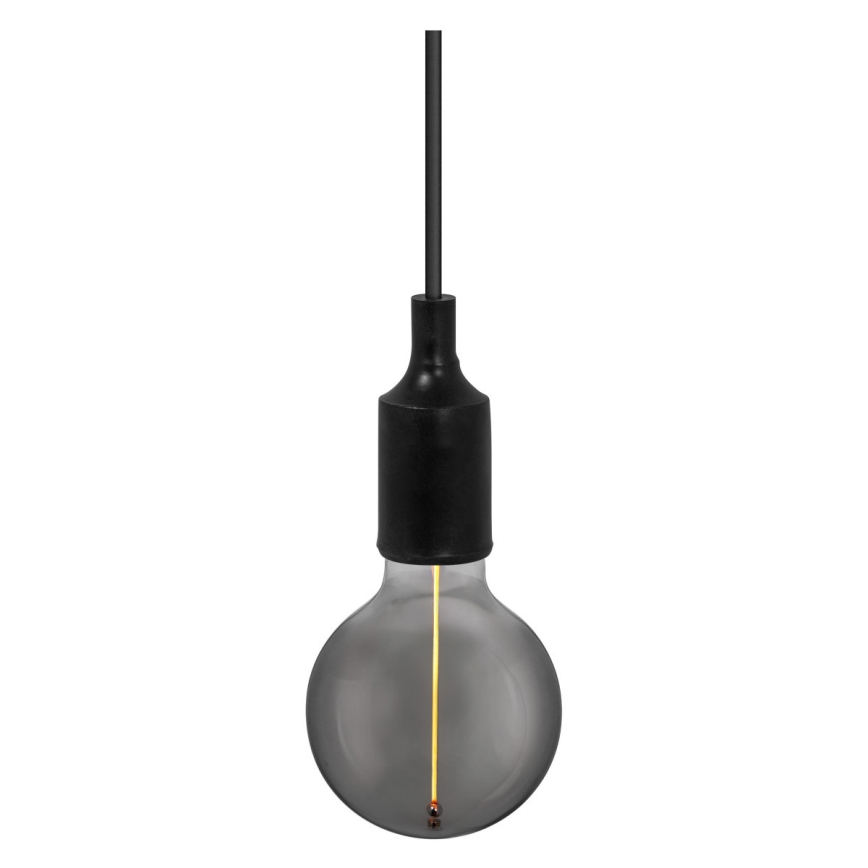 Ledvance - Candelabro suspenso PENDULUM BELL 1xE27/15W/230V preto