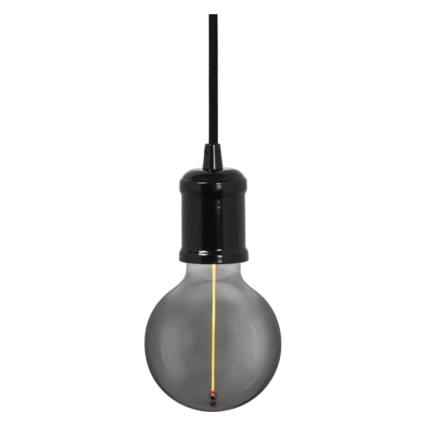 Ledvance - Candelabro suspenso PENDULUM ROBBIN 1xE27/15W/230V preto