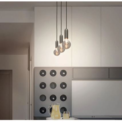 Ledvance - Candelabro suspenso PENDULUM ROUND 1xE27/15W/230V cromado mate