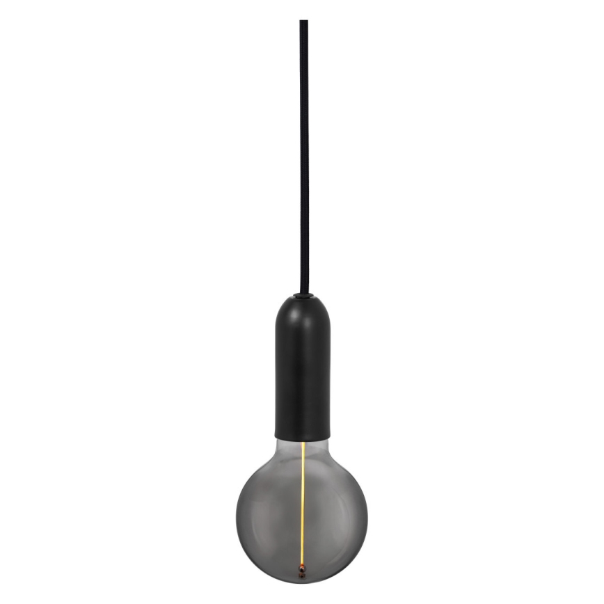 Ledvance - Candelabro suspenso PENDULUM ROUND 1xE27/15W/230V preto