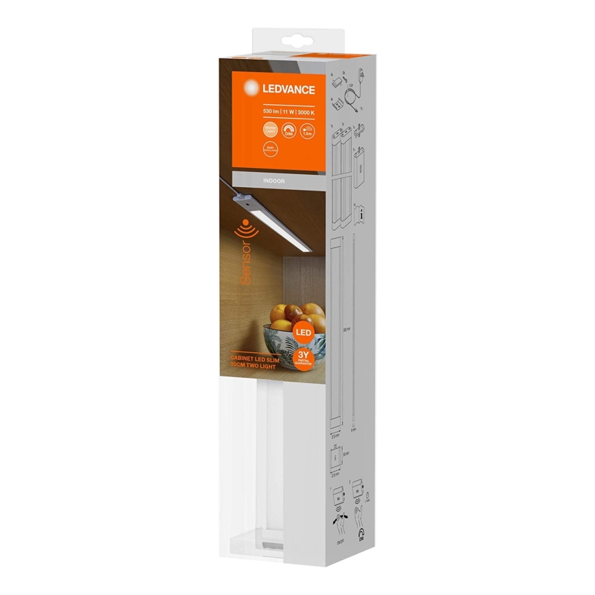 Ledvance - CONJUNTO 2x iluminação de armário de cozinha com sensor CABINET LED/11W/230V 3000K