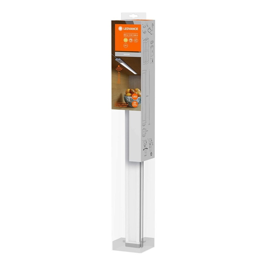 Ledvance - CONJUNTO 2x Iluminação de armário LED com regulação e sensor LED/18W/230V