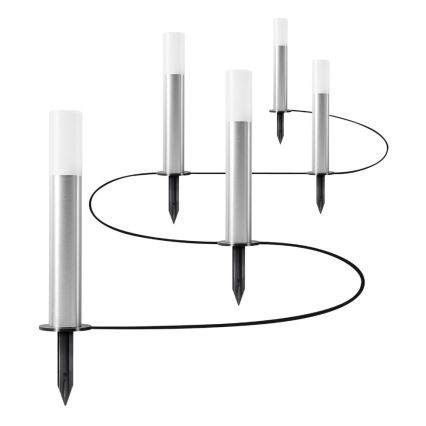 Ledvance - CONJUNTO 5x  Candeeiros para exterior LED RGBW regulável SMART+ GARDENPOLE LED/6W/230V IP44