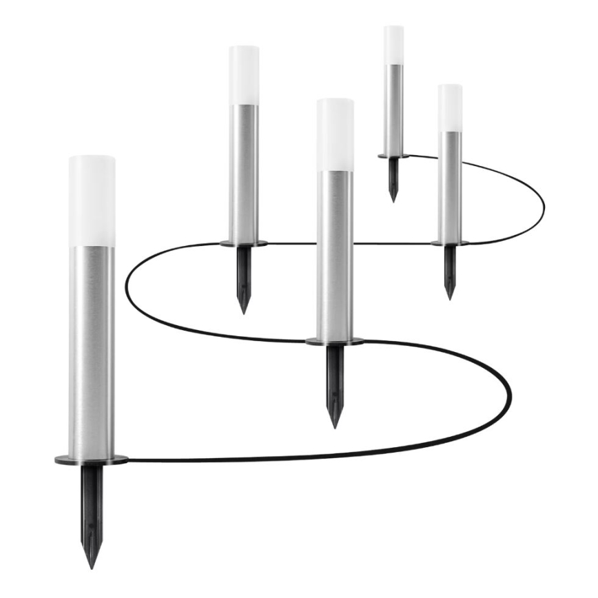 Ledvance - CONJUNTO 5x  Candeeiros para exterior LED RGBW regulável SMART+ GARDENPOLE LED/6W/230V IP44
