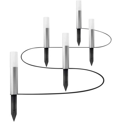 Ledvance - CONJUNTO 5x LED RGBW Candeeiro exterior SMART+ GP5xLED/5,7W/230V IP65 Wi-Fi